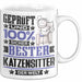 Katzensitter Geschenk Lustiger Spruch für Katzensitter Geschenkidee Bester Katzensitter Der Welt Weiß Trendation