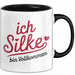 Silke Tasse Geschenk Ich Bin Vollkommen Silke Geschenkidee Geburtstag Schwarz Trendation
