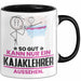Kajaklehrer Geschenk Tasse So Gut Kann Nur Ein Kajaklehrer Aussehen Geschenkidee Kaffee-Becher Schwarz Trendation
