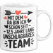 Romantische Pärchen Tasse Geschenk Team seit 12,5 Jahren Geschenkidee Lustig Weiß Trendation