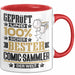 Comic-Sammler Geschenk Lustiger Spruch für Comic-Sammler Geschenkidee Bester Comic-Sammler Der Welt Rot Trendation