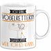 Vogelretterin Tasse Geschenk Ich Bin Vogelretterin Warum Weil Ich Es Kann Geschenkidee Geburtstag Weiß Trendation