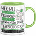 Tierpsychologin Tasse Geschenk Spruch Wer Will Schon Prinzessin Sein Wenn Man Auch Tierpsychologin Sein Kann Grün Trendation