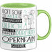 Opernfan Geschenk Becher Tasse Gott Schuf Alle Menschen Gleich Nur Die Besten Durfeten Opernfan Werden Geschenkidee Lustig Grün Trendation