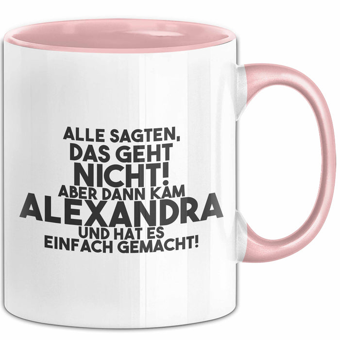 Alexandra Tasse Alle Sagten Das Geht Nicht, Aber Dann Kam Alexandra