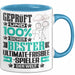 Ultimate-Frisbee-Spieler Geschenk Lustiger Spruch für Ultimate-Frisbee-Spieler Geschenkidee Bester Ultimate-Frisbee-Spieler Der Welt Blau Trendation