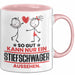 Stiefschwager Geschenk Tasse So Gut Kann Nur Ein Stiefschwager Aussehen Geschenkidee Kaffee-Becher Rosa Trendation