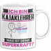 Kajaklehrer Tasse Geschenk für Kajaklehrer Geburtstag Lustiger Spruch Kaffee-Becher Was Ist Deine Superkraft Weiß Trendation