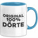Doerte Tasse Original 100% Doerte Geschenk Blau Trendation