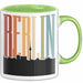 Berlin Tasse Geschenk Horizont Hauptstadt Stadt Spruch Geschenkidee Grün Trendation