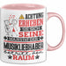 Musikliebhaber Geschenk Tasse Lustiger Spruch Erheben Sie Sich Der Musikliebhaber Betritt den Raum Rosa Trendation