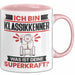 Klassikkenner Tasse Geschenk für Klassikkenner Geburtstag Lustiger Spruch Kaffee-Becher Was Ist Deine Superkraft Rosa Trendation