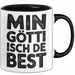 Goetti Tasse Geschenk Min Goetti Isch De Best Geschenkidee Patenonkel Schweiz Schwarz Trendation