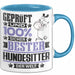 Hundesitter Geschenk Lustiger Spruch für Hundesitter Geschenkidee Bester Hundesitter Der Welt Blau Trendation