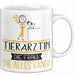 Tierärztin Geschenk Tasse Becher Die Frau Die Allen Kann Geschenkidee für eine Tierärztin Lustig Weiß Trendation