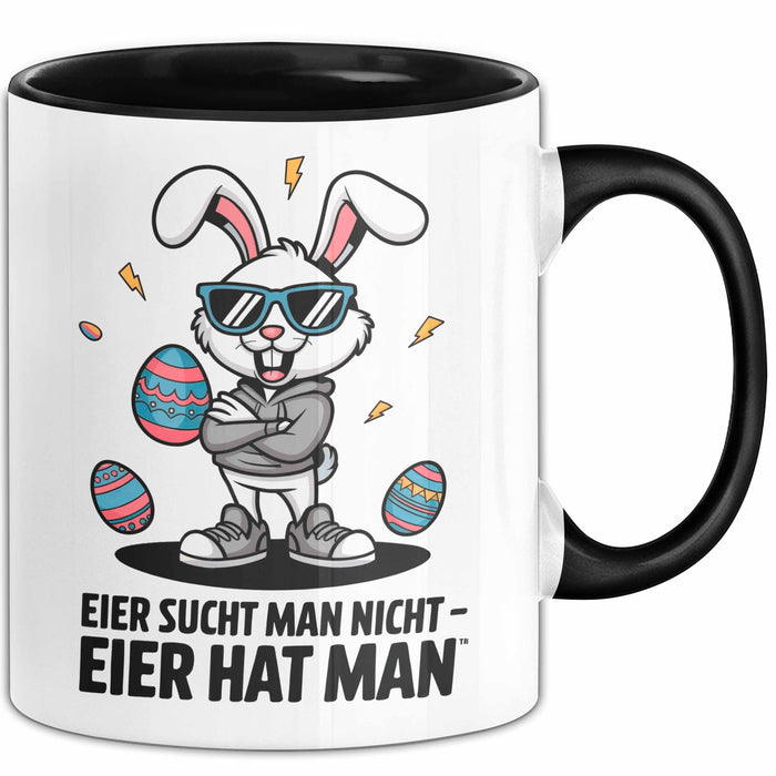 Ostern Tasse Geschenkidee Du Suchst Keine Eier Feiertagswitz Trendation