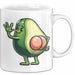 Avocado-Liebhaber Tasse Geschenk Hintern Geschenkidee Weiß Trendation