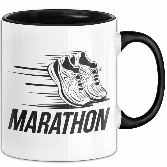 Marathonläufer Tasse Geschenkidee für Laufexperten Trendation