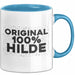 Hilde Tasse Original 100% Hilde Geschenk Blau Trendation