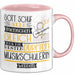 Musikschülerin Geschenk Becher Tasse Gott Schuf Alle Menschen Gleich Nur Die Besten Durfeten Musikschülerin Werden Geschenkidee Lustig Rosa Trendation