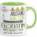 Flötistin Tasse Geschenk Lustig Abstand Halten Hochleistungs-Flötistin Mit Drang Zur Perfektion Bei Der Arbeit Grün Trendation