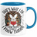 Lesen Tasse Geschenk Leseratte Geschenkidee That's What I Do I Read Book And I Know Things Blau Trendation