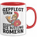 Biertrinker Tasse Geschenk Gepflegt Einen Hinter Die Rückstung Römern Becher Rot Trendation