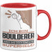 Boulderer Geschenk Tasse Ich Bin Boulderer Aber Sag Doch Einfach Superheld Lustige Geschenkdiee für Boulderer Kaffee-Becher Rot Trendation