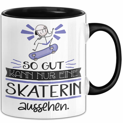Skaterin Geschenk Tasse So Gut Kann Nur Eine Skaterin Aussehen Geschenkidee Geburtstag Weihnachten Lustig Trendation
