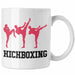 Kickboxing Tasse Geschenk Kampfsportler Geschenkidee Geburtstag Weihnachten Weiß Trendation