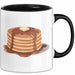 Pfannkuchen Süchtiger Tasse Geschenkidee für Morgen Stapel Trendation