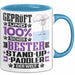 Stand-Up-Paddler Geschenk Lustiger Spruch für Stand-Up-Paddler Geschenkidee Bester Stand-Up-Paddler Der Welt Blau Trendation