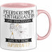Pferderennen-Enthusiastin Und Prinzessin Tasse Geschenk Für Eine Pferderennen-Enthusiastin Geburtstag Was Ist Deine Superkraft Rosa Trendation