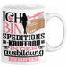 Speditionskauffrau Ausbildung Start Geschenk Tasse Ich Bin Speditionskauffrau In Der Ausbildung Ich Darf Das Kaffee-Becher Geschenkidee Weiß Trendation