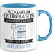 Aquarium-Enthusiastin Und Prinzessin Tasse Geschenk Für Eine Aquarium-Enthusiastin Geburtstag Was Ist Deine Superkraft Blau Trendation