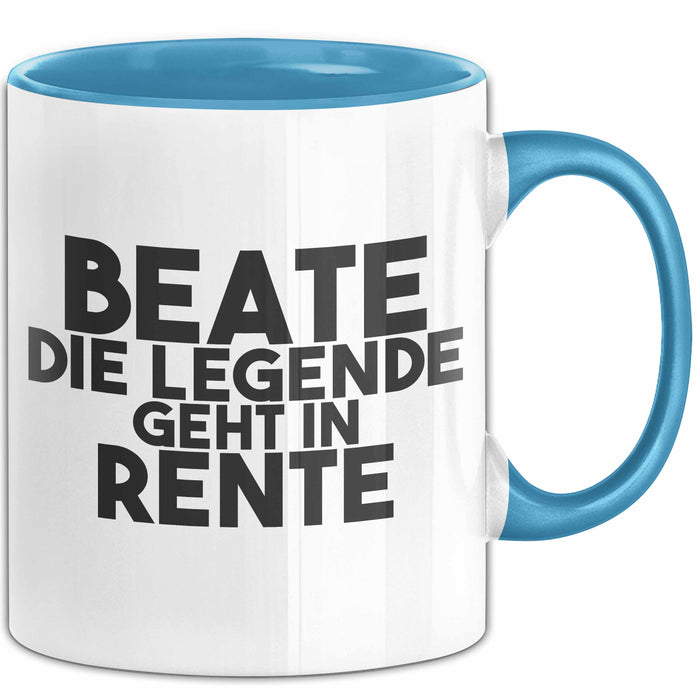 Beate Tasse Beate – Die Legende Geht In Rente Geschenk