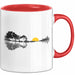 Gitarre Musikliebhaber Musiker Gitarrist Tasse Geschenk Lustige Geschenkidee Spruch Rot Trendation