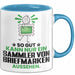 SammlervonBriefmarken Geschenk Tasse So Gut Kann Nur Ein SammlervonBriefmarken Aussehen Geschenkidee Kaffee-Becher Blau Trendation