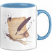 Dichter Tasse Geschenk Lustige Geschenkidee Spruch Für Wort Künstler Blau Trendation