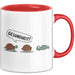 Schildkröte Tierliebhaber Tasse Geschenk Lustige Geschenkidee Spruch Gesundheit Rot Trendation