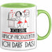 Geschenk für Hiphop-Produzentin Tasse Lustige Geschenkidee Geburtstag Ich Bin Hiphop-Produzentin Ich Darf Das Grün Trendation