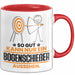 Bogenschießer Geschenk Tasse So Gut Kann Nur Ein Bogenschießer Aussehen Geschenkidee Kaffee-Becher Rot Trendation