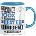 Dirigent Geschenk Lustiger Spruch für Dirigent Geschenkidee Bester Dirigent Der Welt Blau Trendation