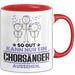 Chorsänger Geschenk Tasse So Gut Kann Nur Ein Chorsänger Aussehen Geschenkidee Kaffee-Becher Rot Trendation