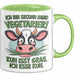Fleischliebhaber Vegetarier Tasse Geschenk Lustige Geschenkidee Spruch Ich Bin Second Hand Vegetarier Grün Trendation