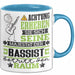 Bassist Geschenk Tasse Lustiger Spruch Erheben Sie Sich Der Bassist Betritt den Raum Blau Trendation