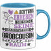 Großcousin Geschenk Tasse Lustiger Spruch Erheben Sie Sich Der Großcousin Betritt den Raum Blau Trendation