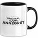 Annegret Tasse Original 100% Annegret Geschenk Schwarz Trendation