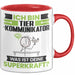 Tierkommunikator Tasse Geschenk für Tierkommunikator Geburtstag Lustiger Spruch Kaffee-Becher Was Ist Deine Superkraft Rot Trendation