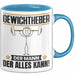 Gewichtheber Tasse Geschenk für Gewichtheber Der Mann Der Alles Kann Geschenkidee zum Geburtstag Blau Trendation